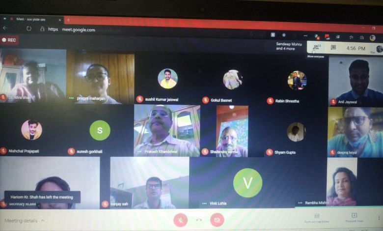 Photo of मानसिक तनाव व्यवस्थापन विषयमा अनलाईन अन्तरक्रिया कार्यक्रम सम्पन्न