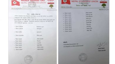 Photo of नेपाल विद्यार्थी संघ पर्साको जिल्ला कार्य समिति बिस्तार ।