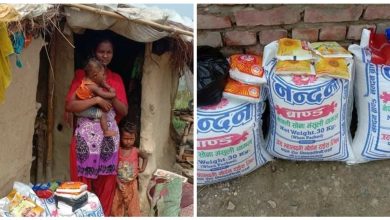 Photo of मृतक माझी परिवारलाई सामाजिक अभियन्ताद्वारा खाद्यान्न सहयोग ।