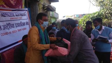 Photo of सुगौलीमा दलित समुदायलाई राहत वितरण ।