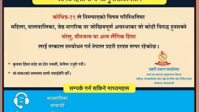 Photo of घरेलु, यौनजन्य तथा अन्य लैंगिक हिंसालाई तत्काल सम्बोधन गर्न नेपाल प्रहरी हरदम तत्पर