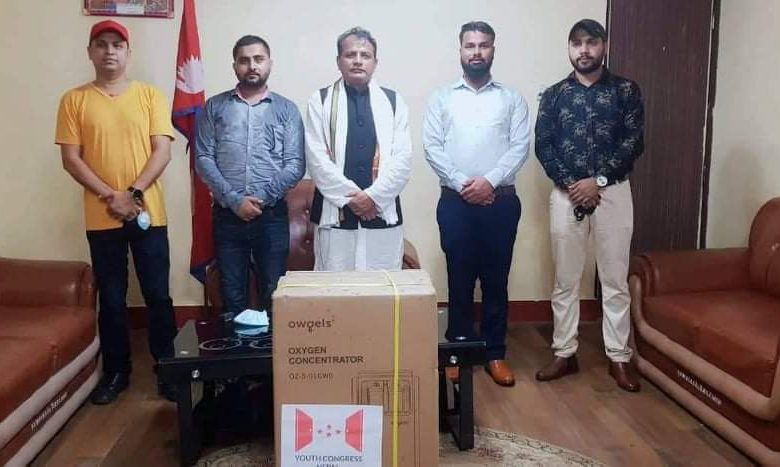 Photo of यूथ कांग्रेस अमेरिकाबाट सरकारलाई आधा दर्जन बढी अक्सिजन कन्सन्ट्रेटर