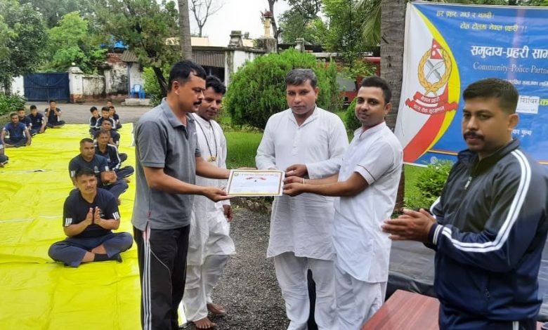 Photo of २ नं प्रदेश विपद व्यवस्थापन गुल्म वीरगञ्ज द्धारा एक दिवसीय योग प्रशिक्षण कार्यक्रम सम्पन्न