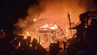Photo of महोत्तरीमा आगलागी- तिन बाख्रा सहित घर जलेर नष्ट