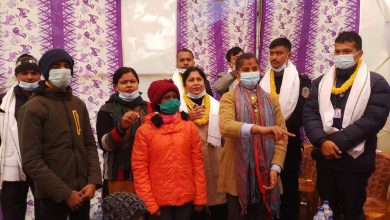 Photo of अपाङ्गताहरुको लागि सन्चालित छात्रावासको मेयर सरावगिद्वारा उदघाटन
