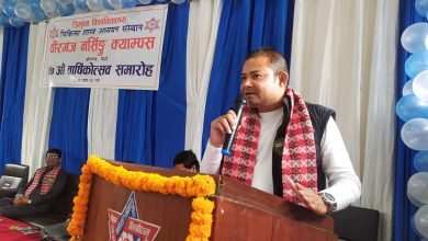 Photo of वीरगंज नर्सिङ्ग क्याम्पसको ४७ औं वार्षिकोत्सव सम्पन्न नगर उप प्रमुख आलम ले क्याम्पसमा जिर्ण अवस्थामा रहेको बाटो मर्मत र शैक्षिक अवस्थामा सुधार ल्याउन गरे प्रतिबद्धता