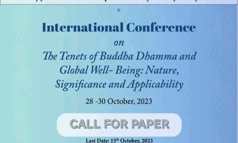 Photo of Gautam Buddha University and International Buddhist Confederation joined hand to Celebrate International Abhidhamma Divas and Centenary Year of Vipassanā Ācārya Dr. Satya Narayan Goenka followed by an International Conference