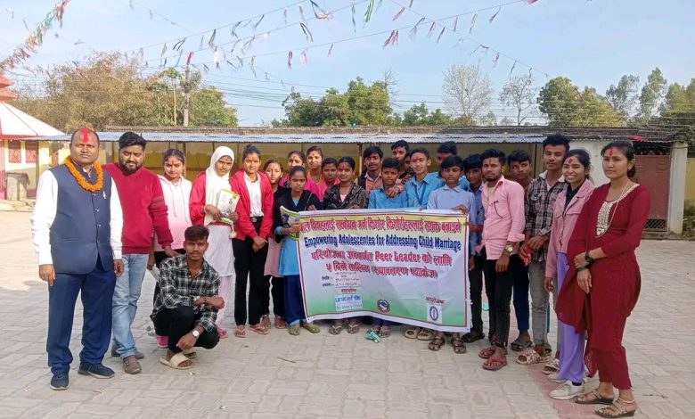 Photo of किशोरकिशोरीहरु लाई सशक्त बनाउने PEER LEADER TRAINING को आयोजना
