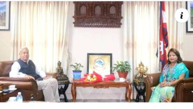 Photo of नेपालका परराष्ट्रमन्त्रीसँग भारतीय राजदूतले शिष्टाचार भेट