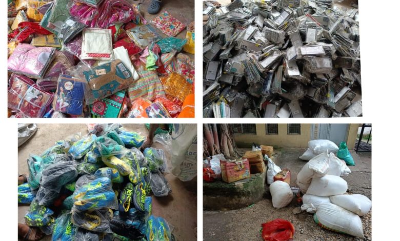 Photo of सशस्त्र प्रहरी पर्साले ८ लाख बराबरको समान नियन्त्रणमा लिइ भन्सार बुझाए