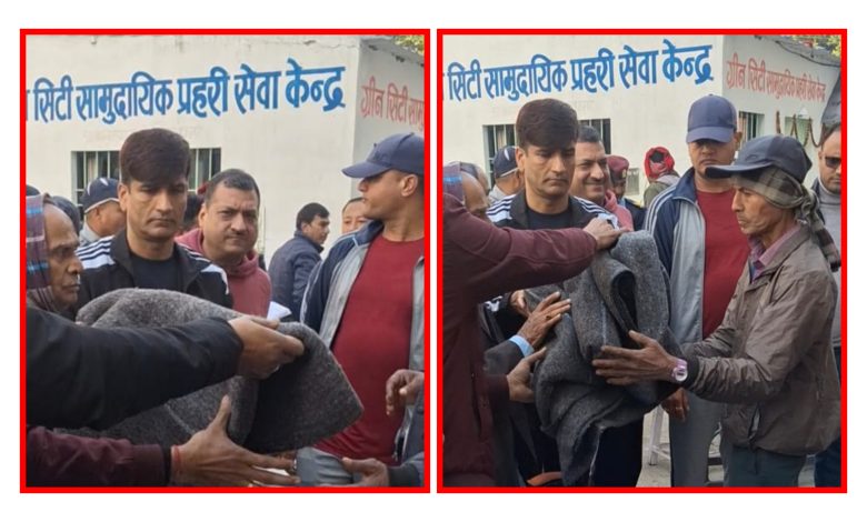 Photo of वीरगन्जको आदर्शनगरमा रुंगटा वेल फेयर साेसाइटीद्वारा २०० जनालाई कम्बल वितरण