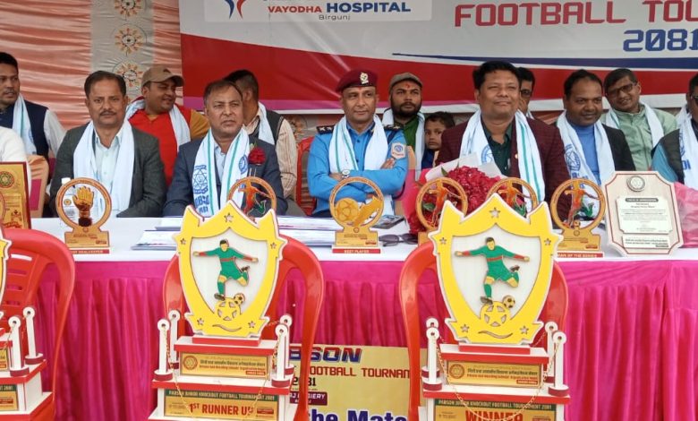 Photo of नवौं प्याब्सन अन्तर विद्यालय जुनियर फुटबल प्रतियोगिताको उपाधि लिटिल फ्लावर माविलाई