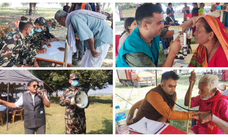 Photo of पर्सागढिमा नेपाली सेनाद्वारा आयोजित ‘बृहत् स्वास्थ्य शिविर–२०८२’ भव्य रूपमा सम्पन्न, हजारौँ नागरिक लाभान्वित