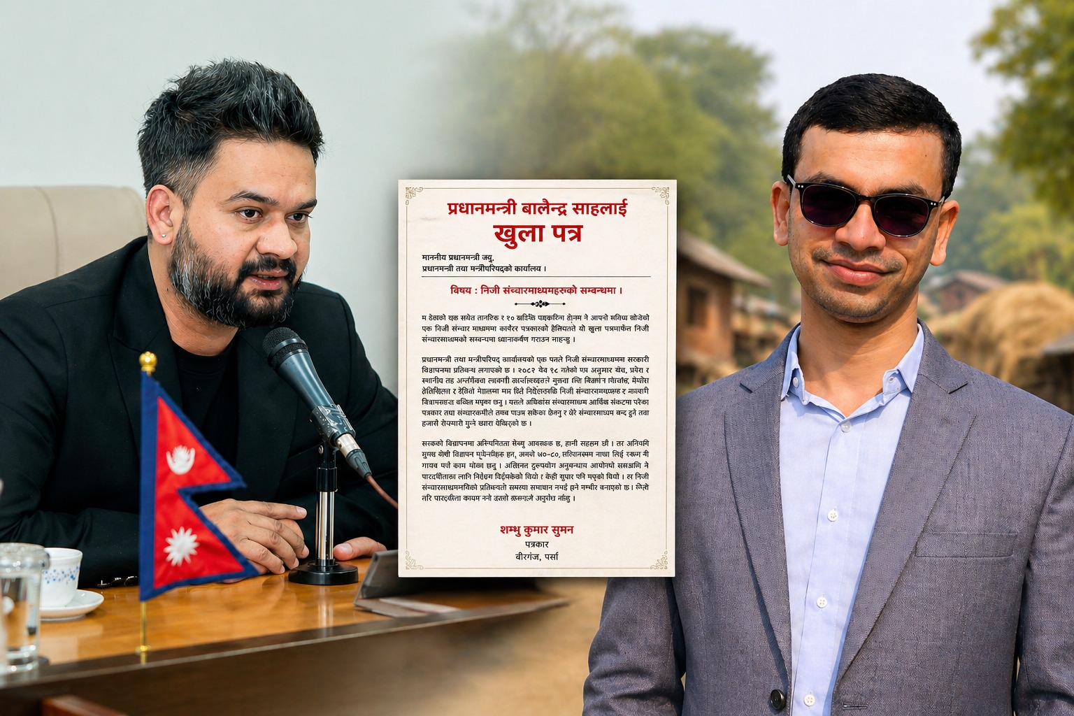 Photo of निजी सञ्चारमाध्यममा सरकारी विज्ञापन रोक्ने निर्णयप्रति प्रधानमन्त्रीलाई खुला पत्र