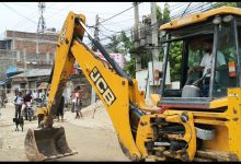 Photo of नाला निर्माण नगरि सडक ढलान गर्दा रानीघाटवासी विरोधमा