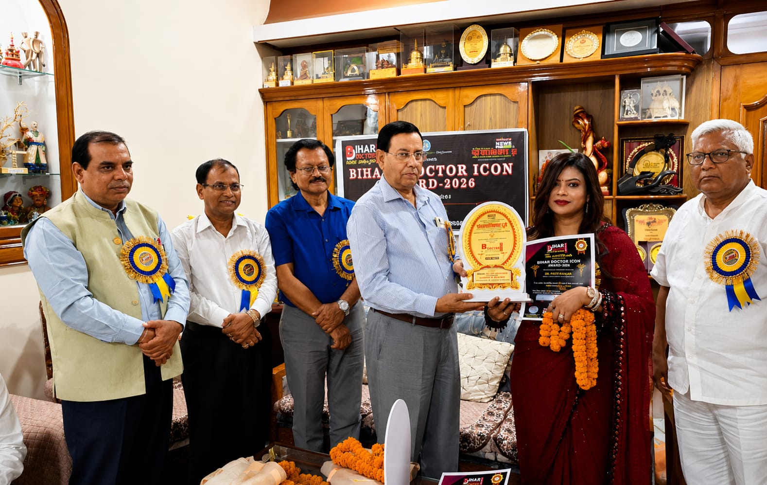 Photo of `डाक्टर्स डे´ को पूर्वसन्ध्यामा ‘बिहार डाक्टर आइकन अवार्ड–२०२६’, चिकित्सकहरू कर्तव्यनिष्ठ हुनुपर्नेमा पद्मश्री डा. जितेन्द्र कुमार सिंहको जोड
