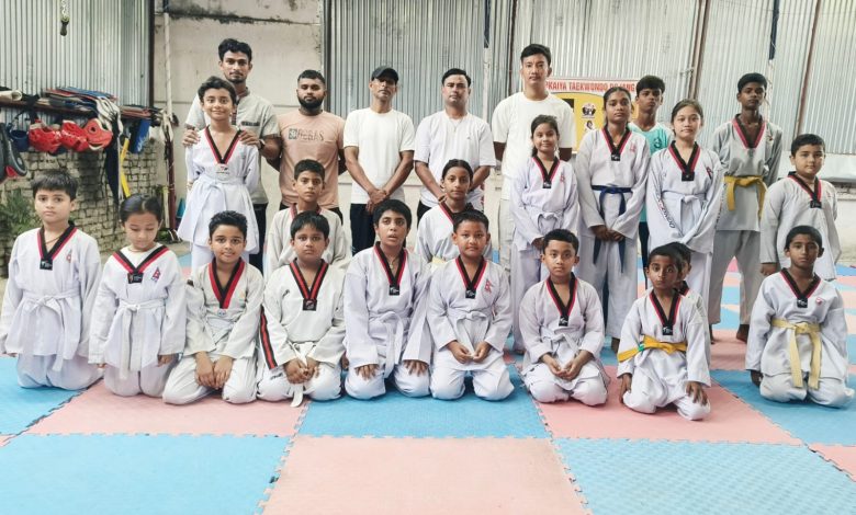 Photo of छपकैया तेक्वान्दो डोजाङमा बेल्ट ग्रेडिङ सम्पन्न