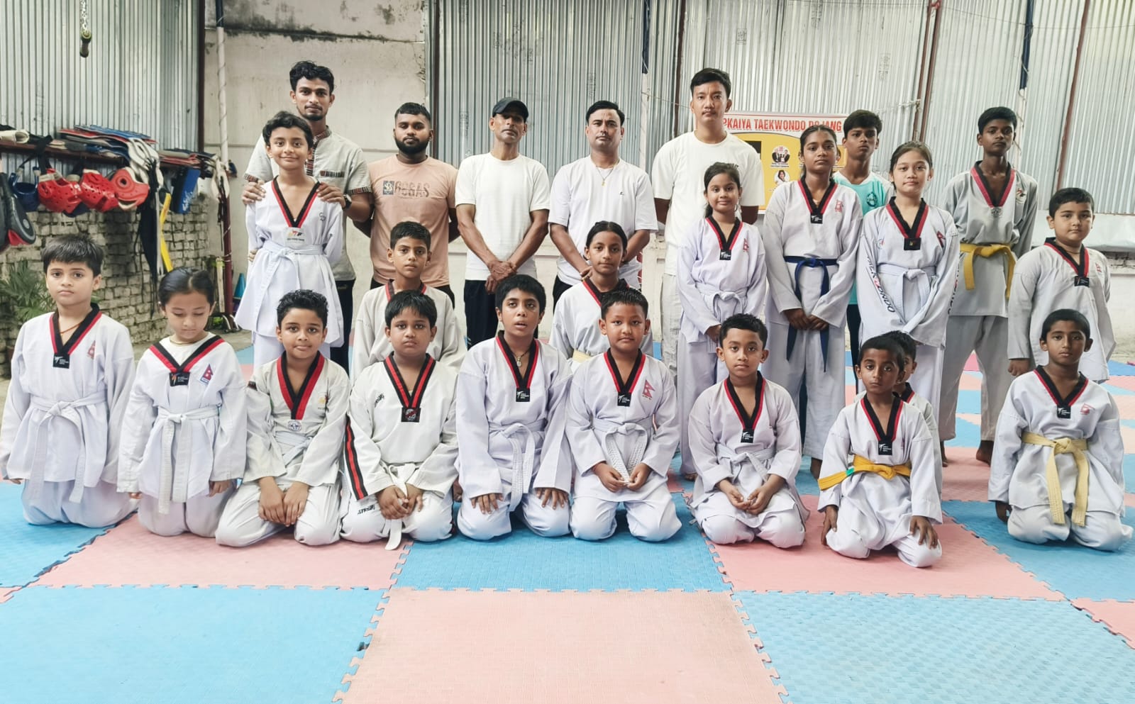Photo of छपकैया तेक्वान्दो डोजाङमा बेल्ट ग्रेडिङ सम्पन्न
