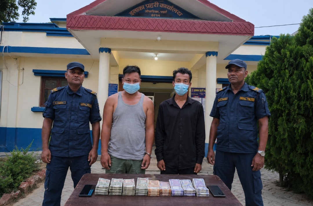 Photo of स्रोत नखुलेको भारतीय रुपैयाँसहित दुई जना पर्साबाट पक्राउ