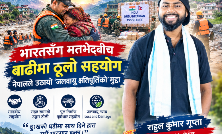 Photo of भारतसँग राजनीतिक मतभेदबीच बाढीमा ठूलो सहयोग, चीन–अमेरिकासँग उठ्यो ‘जलवायु क्षतिपूर्ति’को मुद्दा