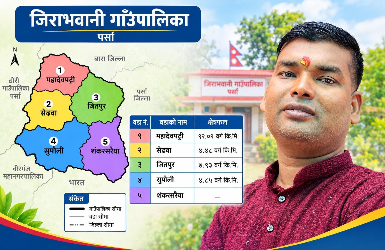 Photo of जिराभवानी गाउँपालिकाको अध्यक्षमा सरोज चौरसियाको चर्चा, युवा नेतृत्वको सम्भावनाले बढायो राजनीतिक चासो